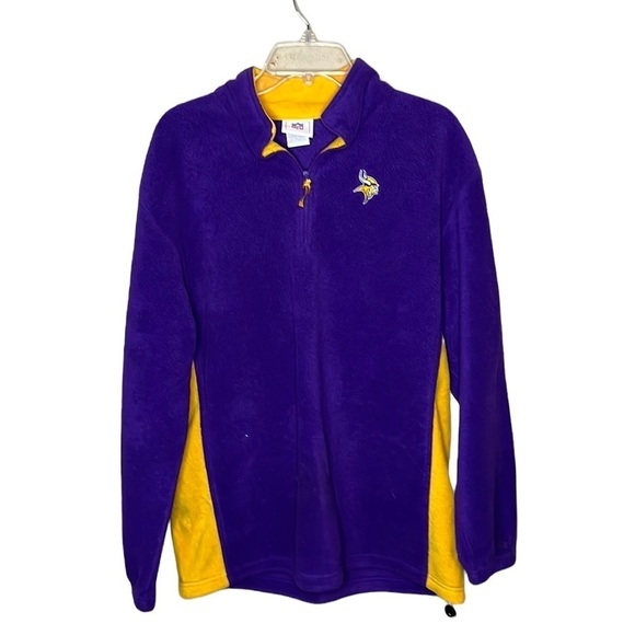 NFL Other - NFL Minnesota Vikings 1/2 zip fleece pullover
